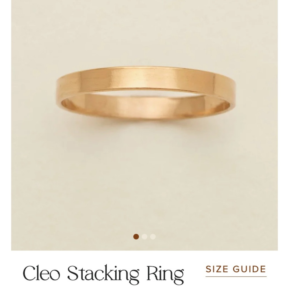 Made by Mary gold ring